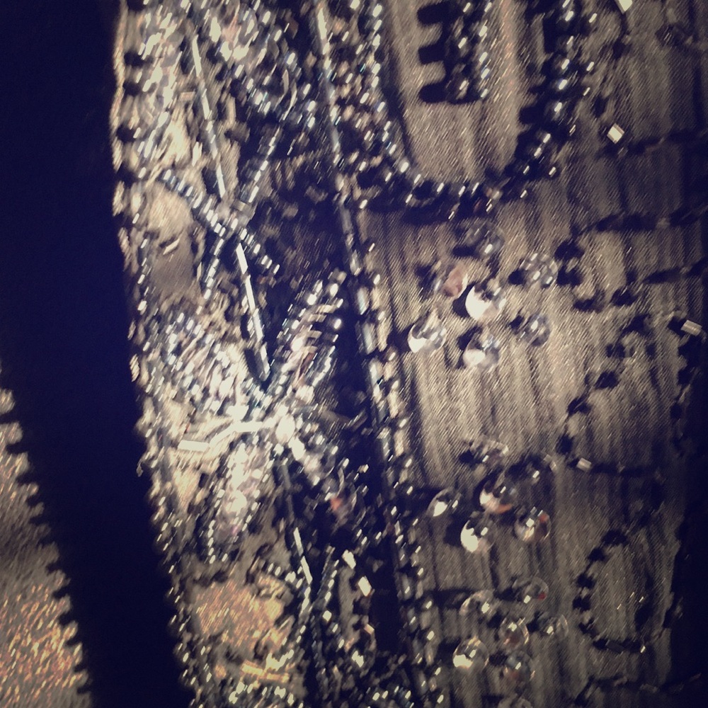 Beaded Sweater and Jacket. Holiday Perfect